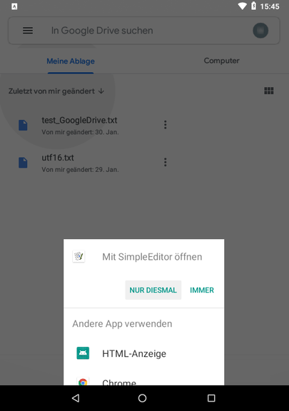 Google Drive-Anwendung 2