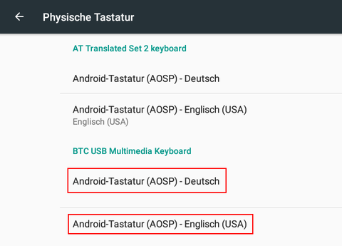 Android 7. Tastaturanpassung 2