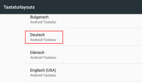 Android 7. Tastaturanpassung 3