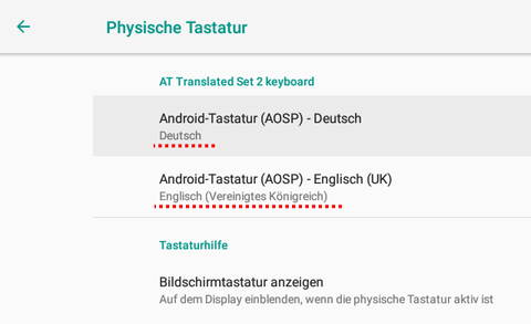 Android 8. Tastaturanpassung 4