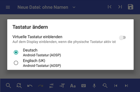 Android 8. Tastaturanpassung 5