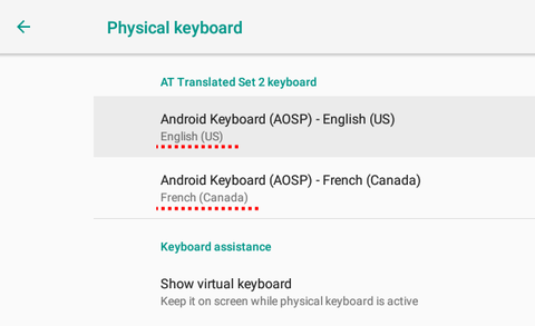 Android 8. Keyboard customization 4