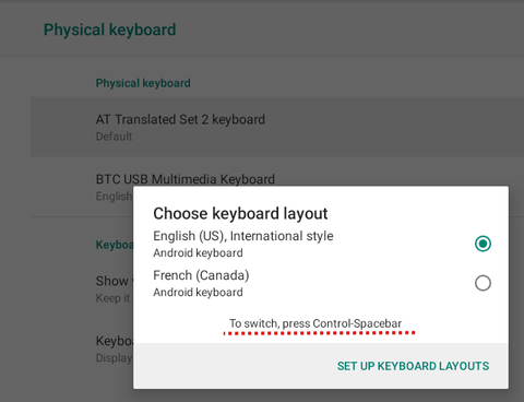 Android 9. Keyboard customization 5